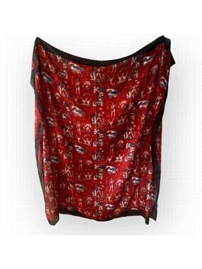 NEW soft red Egyptian scarf